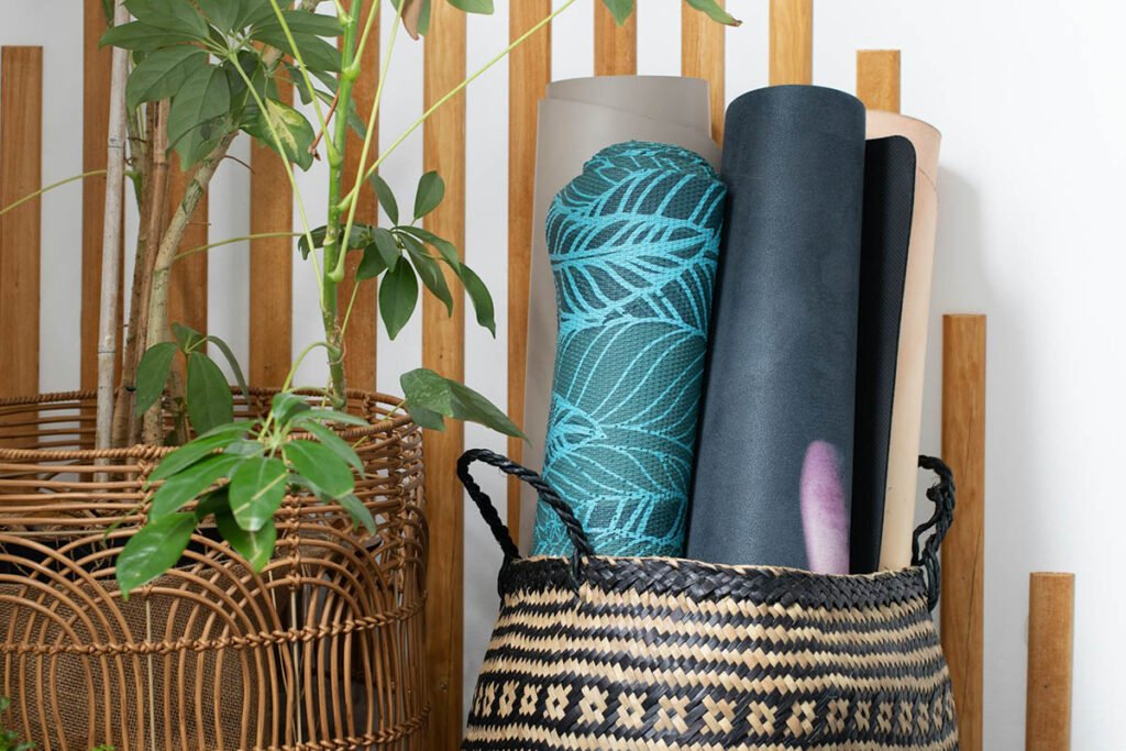 women apartment wellness space